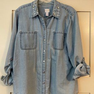 Chico's Denim Shirt